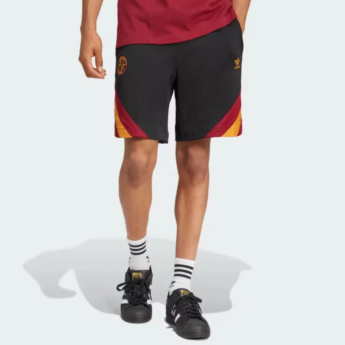 AS Roma Adidas Originals Shorts, Men New