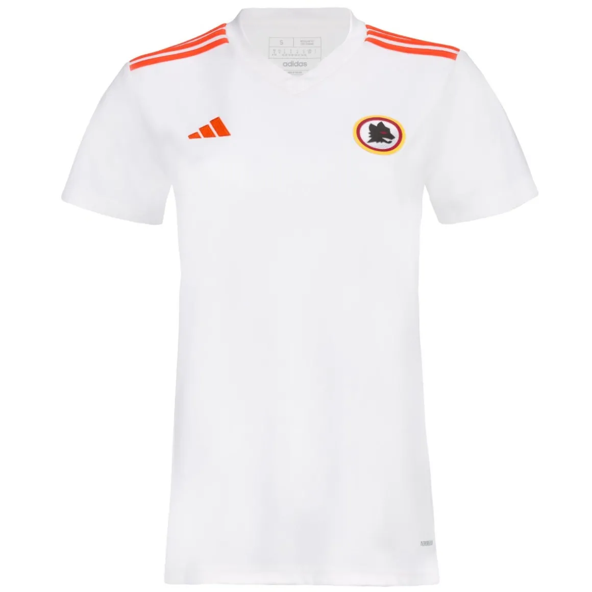 AS Roma Adidas Padel Jersey, White, Woman Clearance