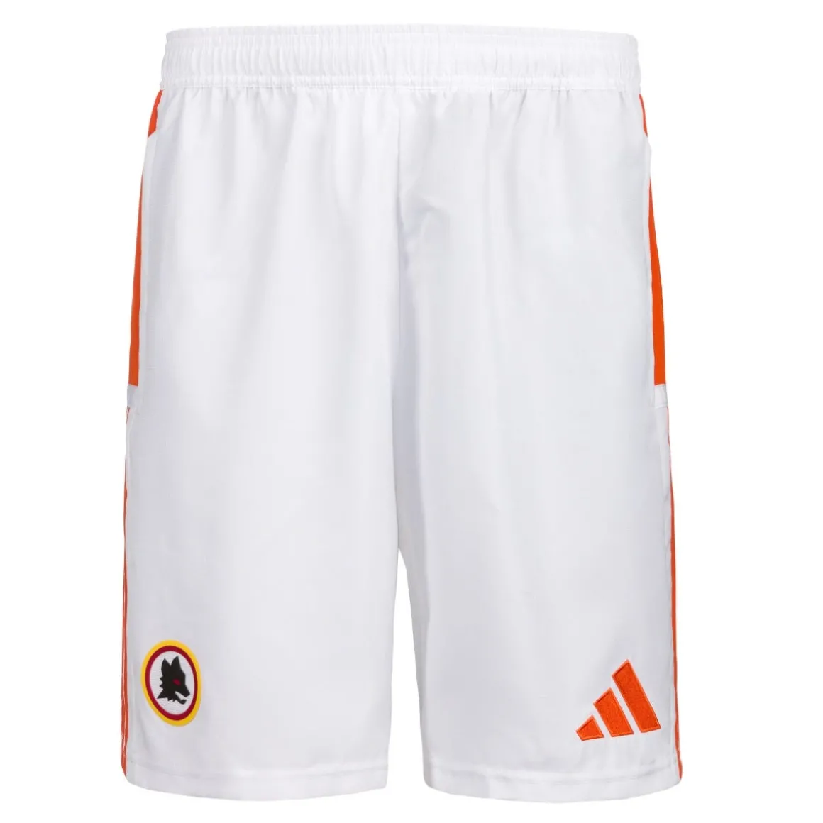 AS Roma Adidas Padel Shorts, White, Man Cheap