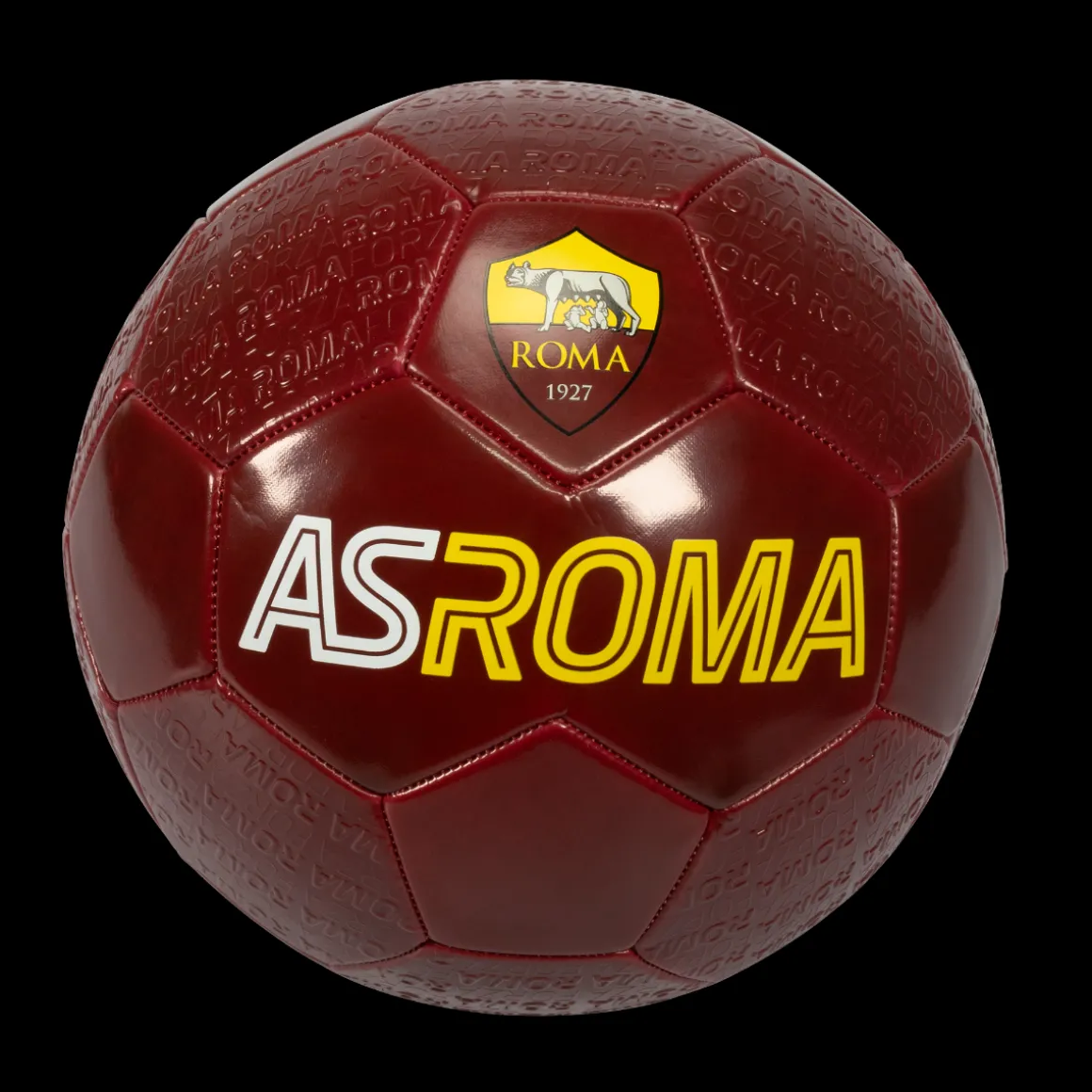 AS Roma ball with Forza Roma pattern embossed, size 5 Cheap