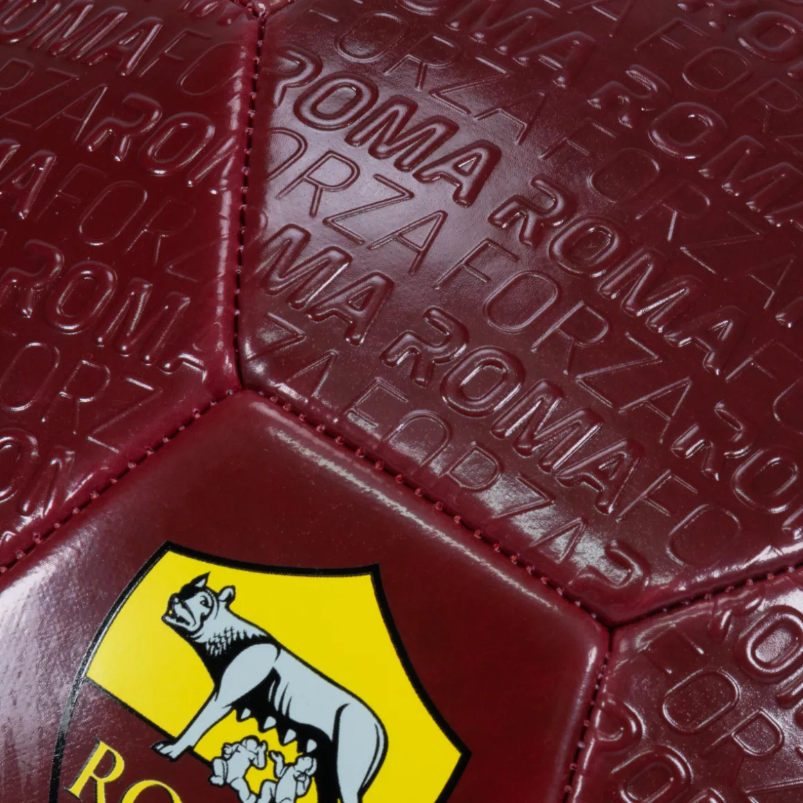 AS Roma ball with Forza Roma pattern embossed, size 5 Cheap