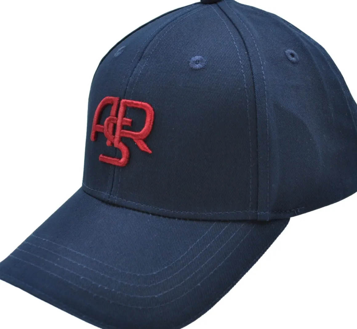 AS Roma cap with embroidered ASR monogram, Adult, Blue Outlet