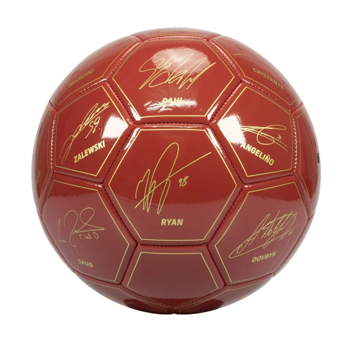 AS Roma football with players' autographs 2024/25, Size 5 Discount