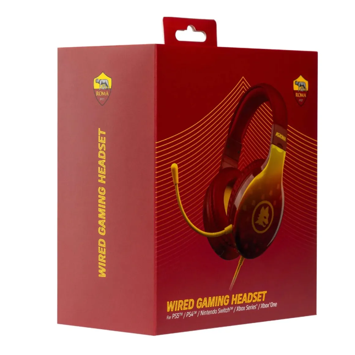 AS Roma Gaming Headset with Lupetto Logo Flash Sale