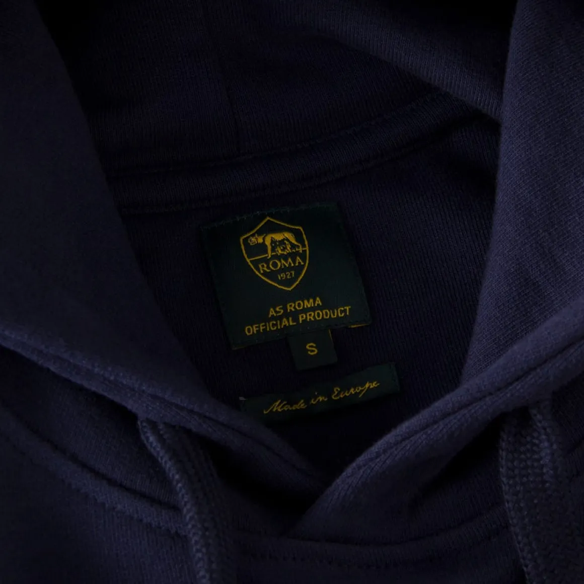 AS Roma Heritage Collection Crest Logo Hoodie, Men, Blue Best