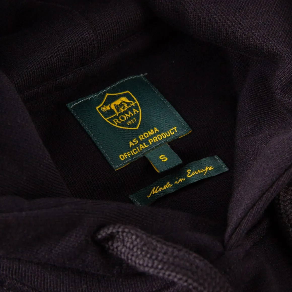 AS Roma Heritage Hoodie, Adult, Black Shop
