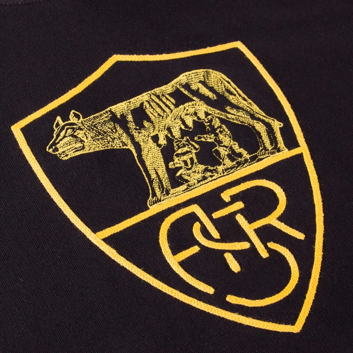 AS Roma Heritage Hoodie, Adult, Black Shop