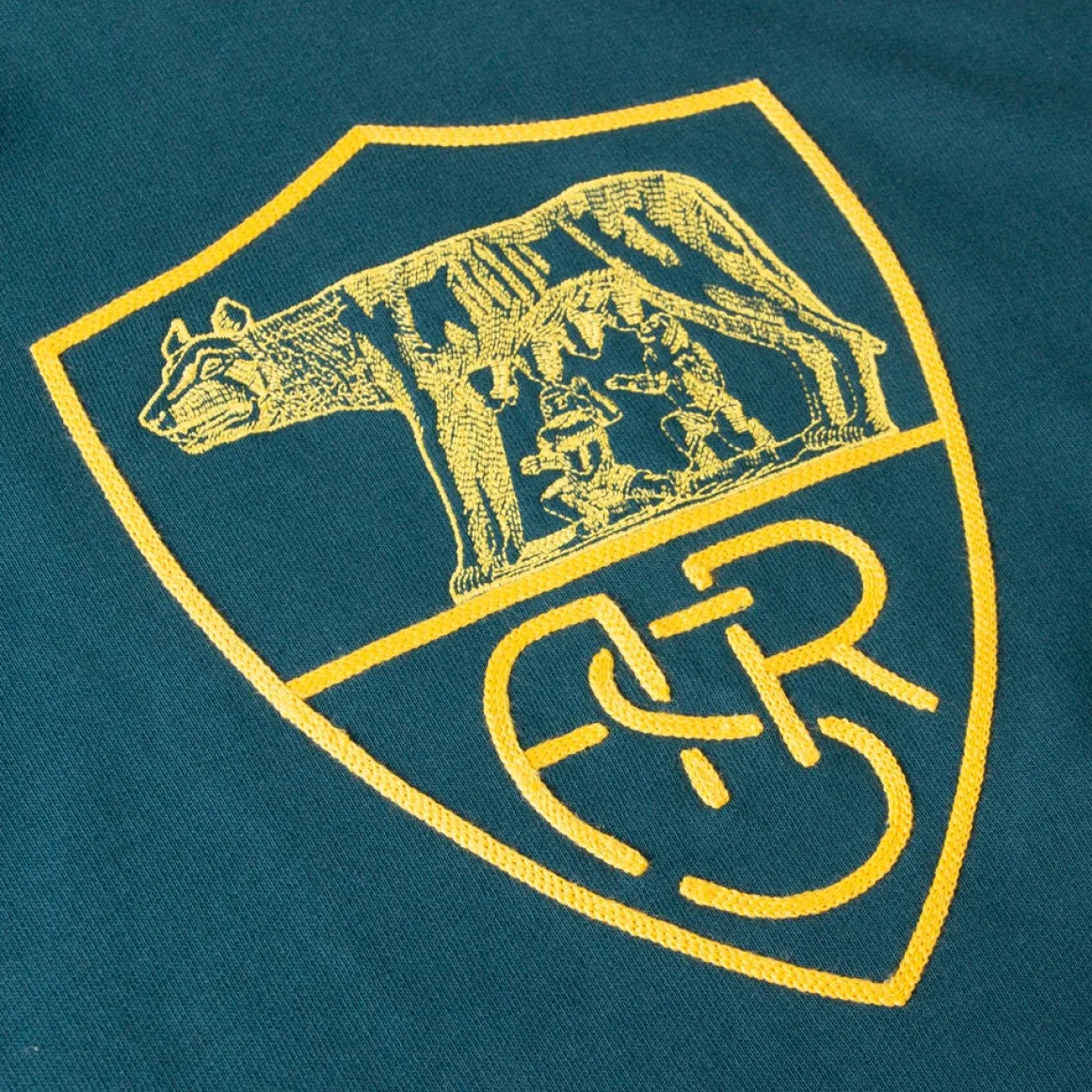 AS Roma Heritage Hoodie, Adult, Green Sale