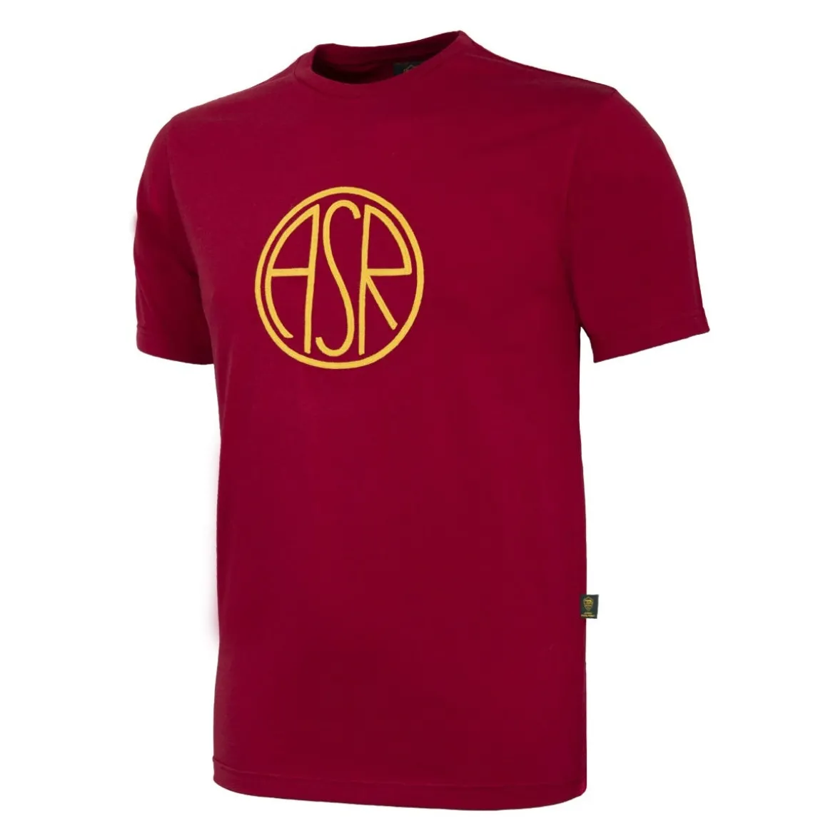 AS Roma Heritage Logo T-shirt, Adult, Red Outlet