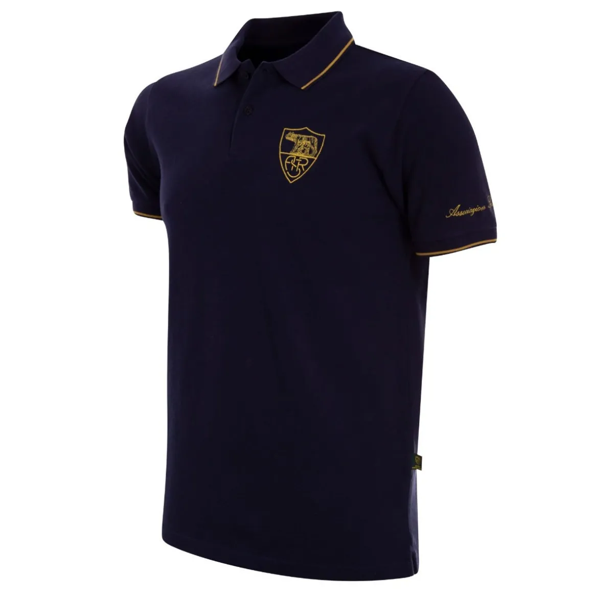 AS Roma Heritage Polo shirt, Adult, Blue Best Sale