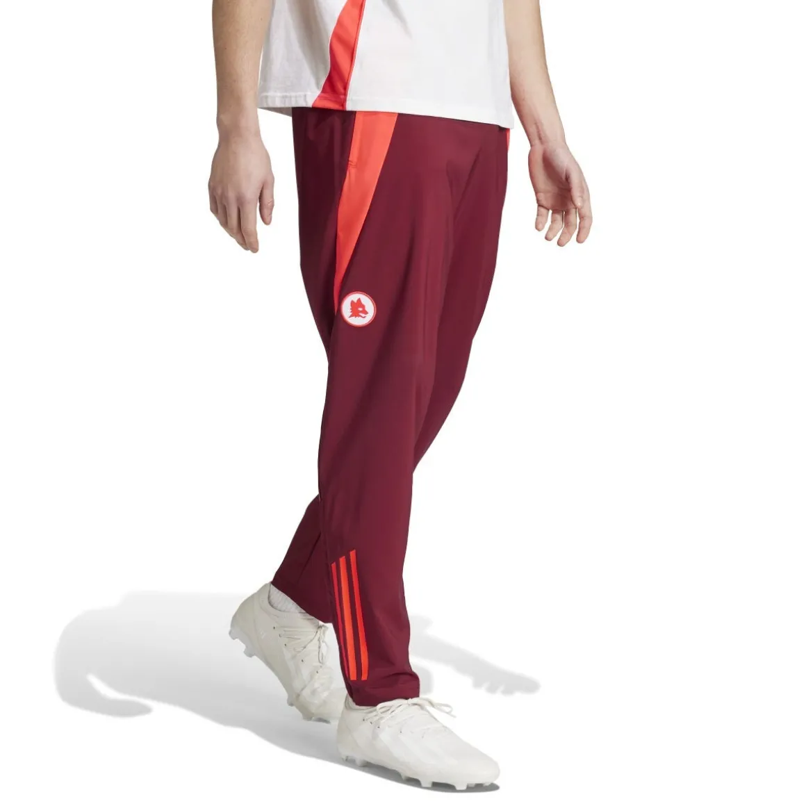 AS Roma Pre-Match Sweatpants, Men, Bordeaux New