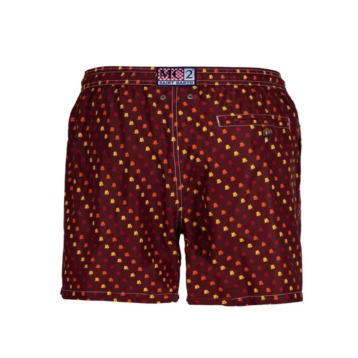 AS Roma Saint Barth swimsuit, Kids, Burgundy Best