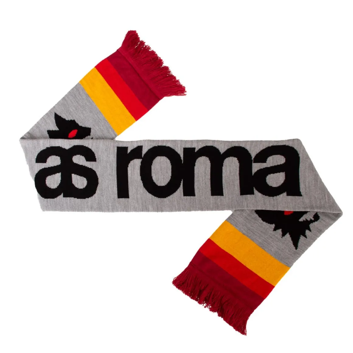 AS Roma scarf with Lupetto logo, Unisex Best Sale