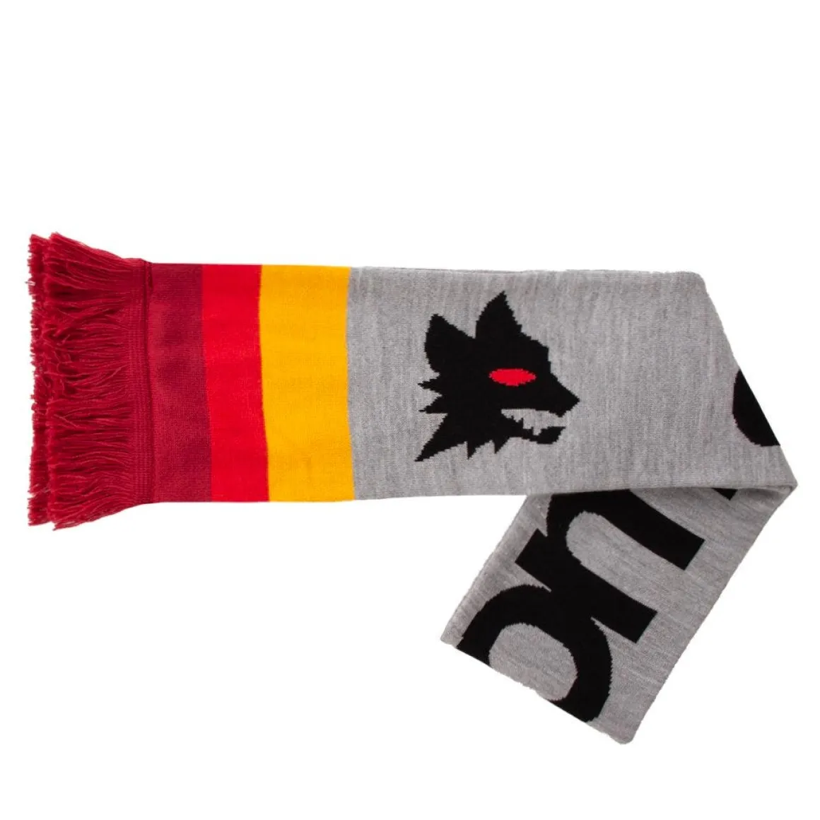 AS Roma scarf with Lupetto logo, Unisex Best Sale