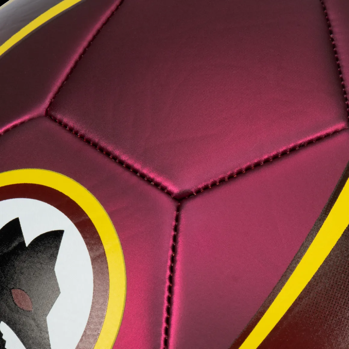 AS Roma soccer ball metallic finish and Lupo Logo, Size 5 Shop