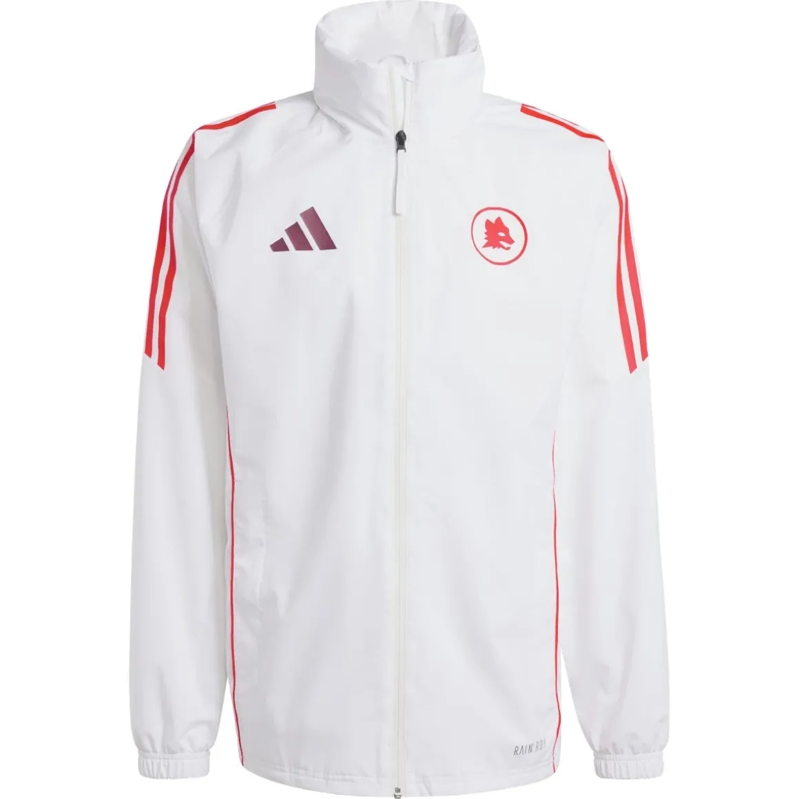 AS Roma Waterproof Jacket, White Hot