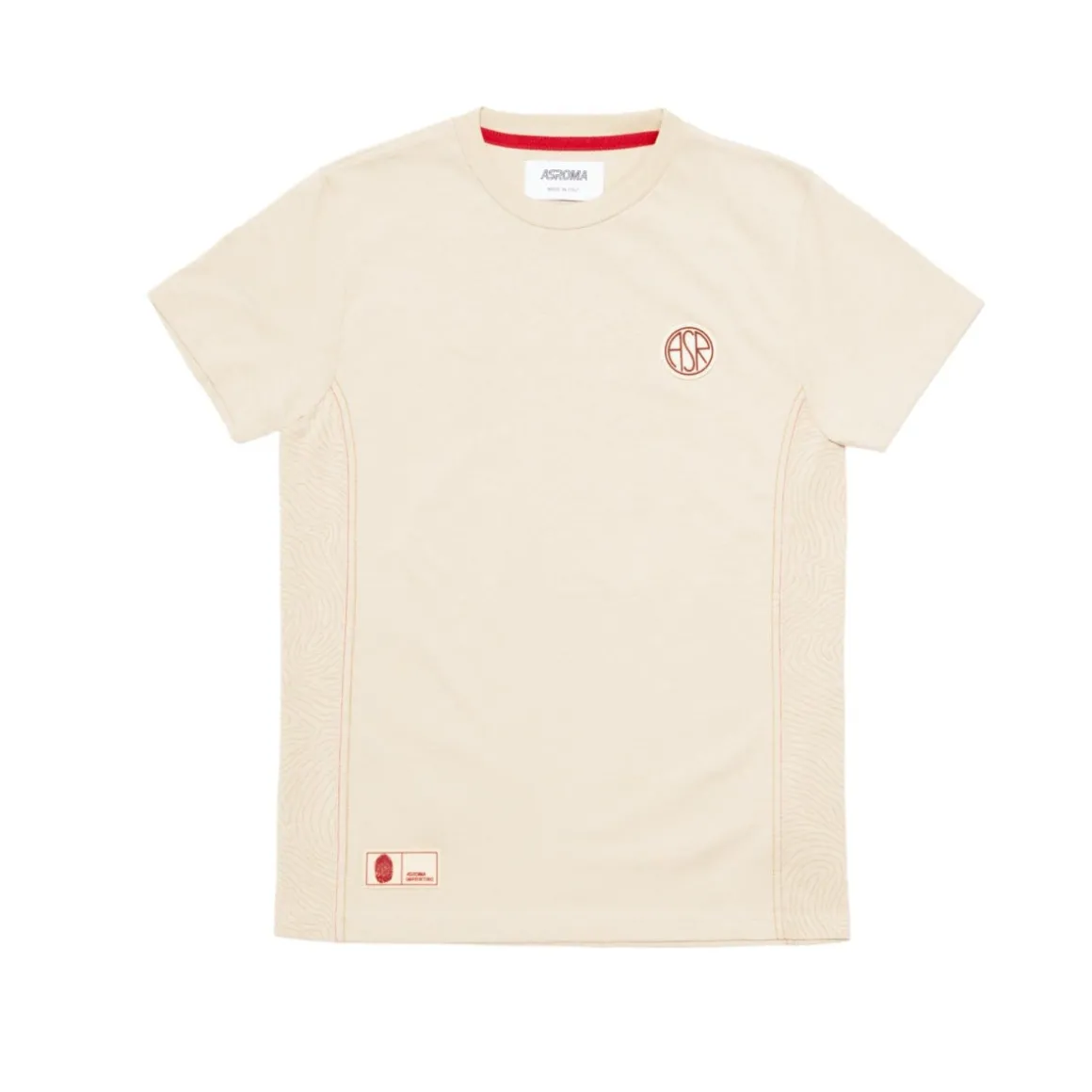 AS Roma ASR logo cotton t-shirt, Kids, White Cream Online