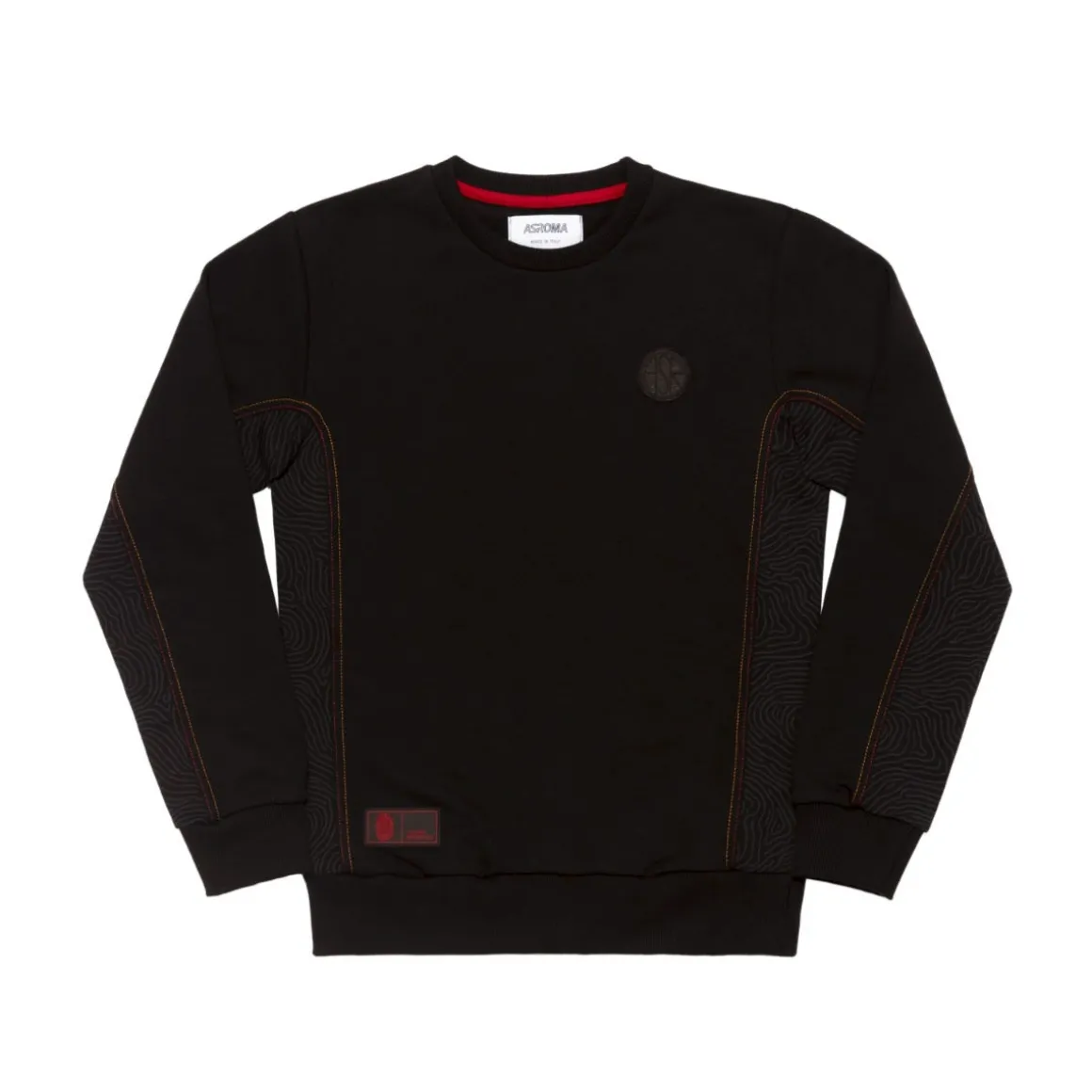 AS Roma ASR logo crew-neck sweatshirt, Kids, Black Discount