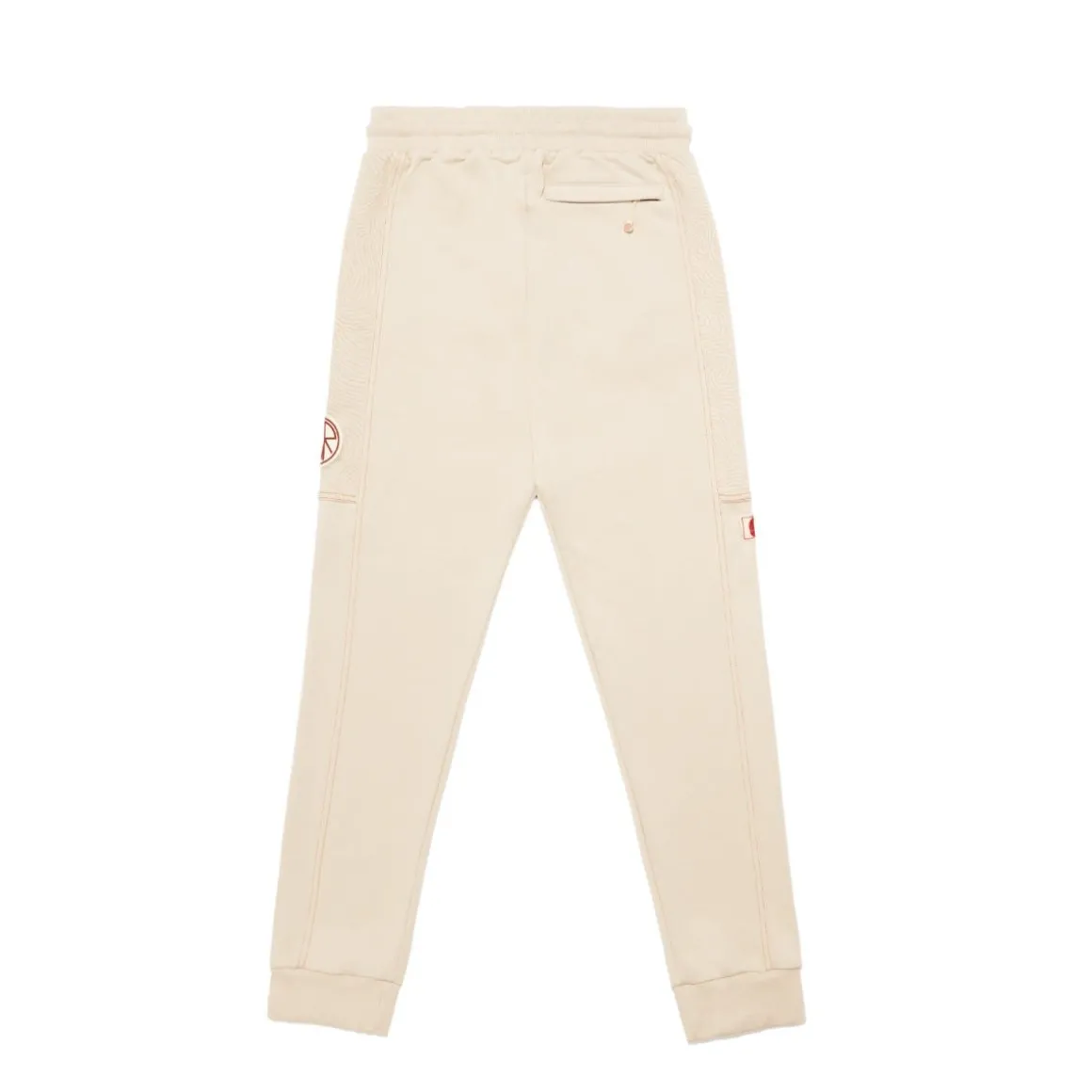 AS Roma ASR logo jogger pants, Men, White Cream Fashion