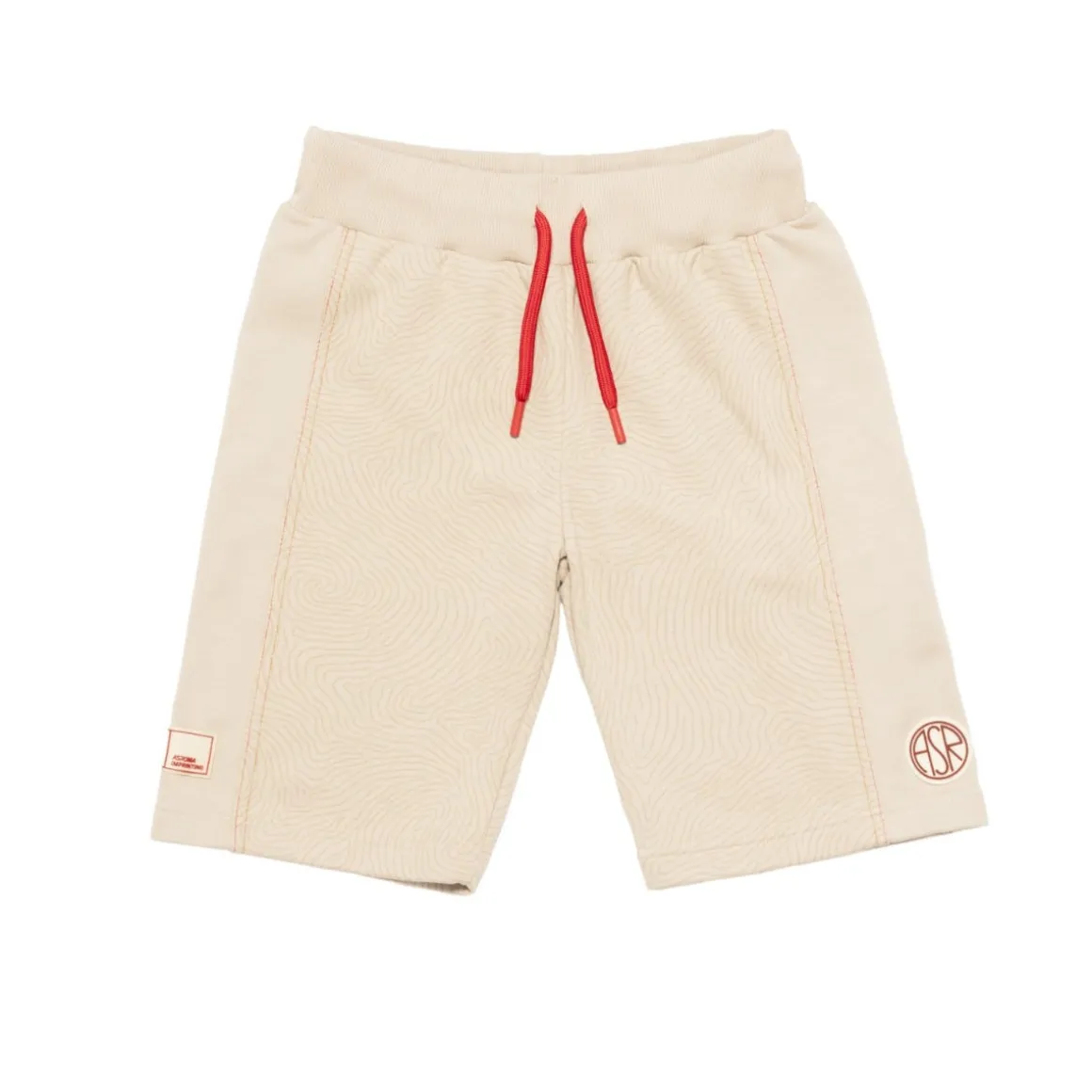 AS Roma ASR Logo Shorts, Kids, White Cream Discount