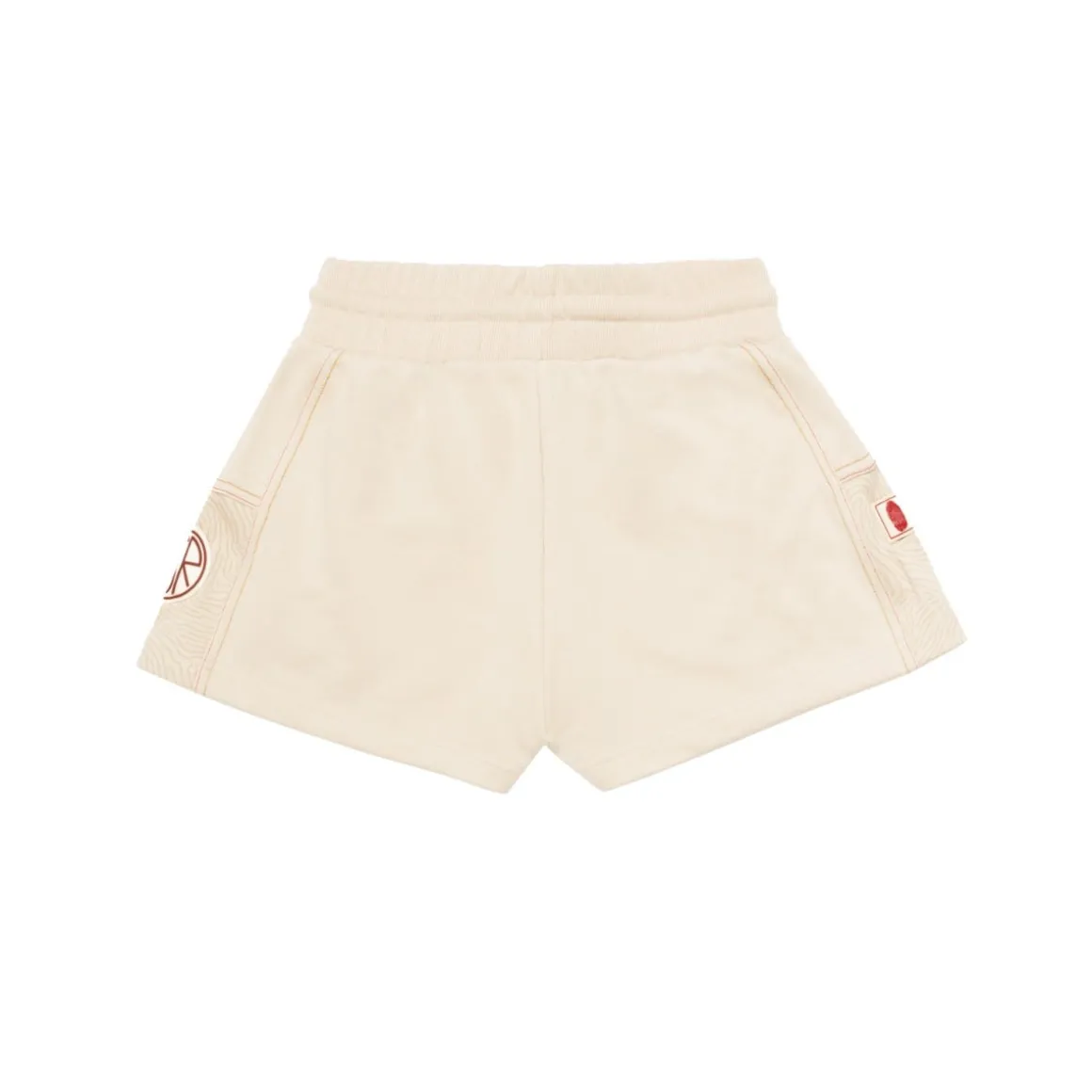 AS Roma ASR Logo Shorts, Women, White Cream Sale