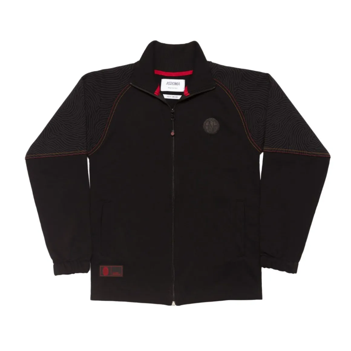 AS Roma ASR logo track jacket, Kids, Black Shop