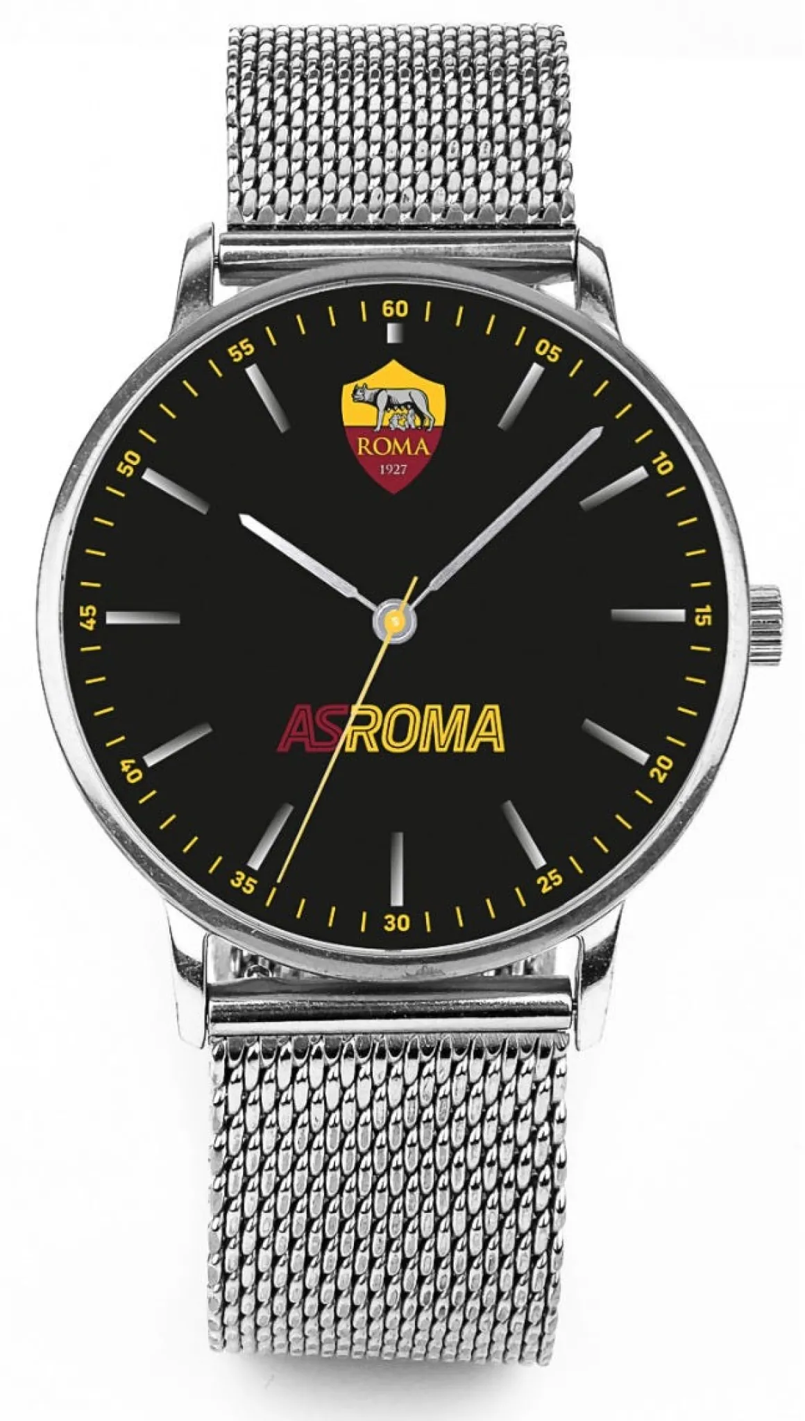 AS Roma ASR Tidy Wrist Watch, Unisex, 38mm, Mesh Band, Grey Cheap