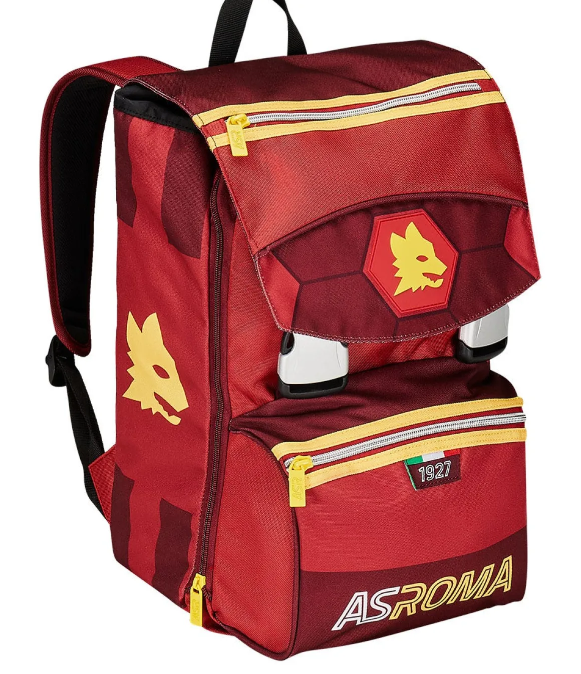 AS Roma Extensible school backpack logo Lupetto Cheap