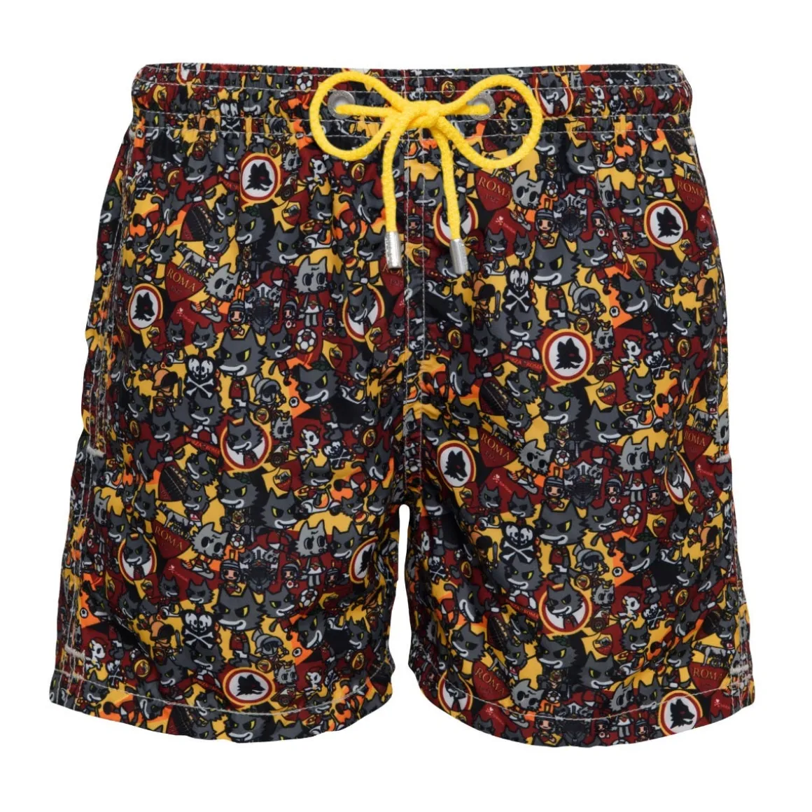 AS Roma Saint Barth x Tokidoki Swimsuit Micro Fantasy, Kids, Burgundy Hot