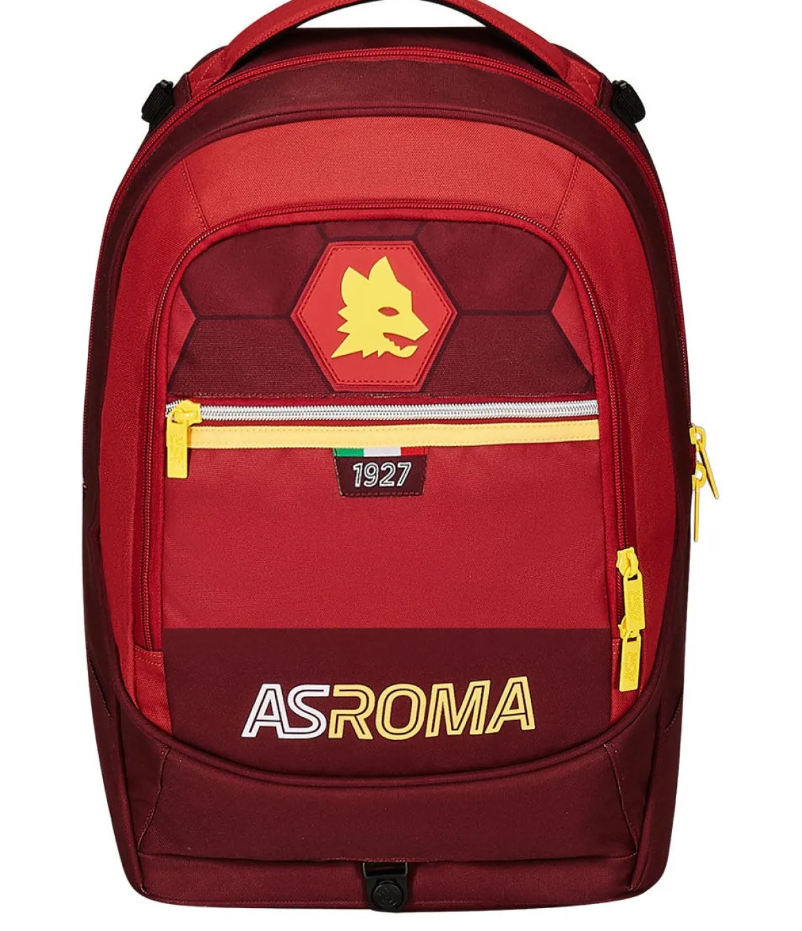 AS Roma School Backpack Trolley logo Lupetto Store