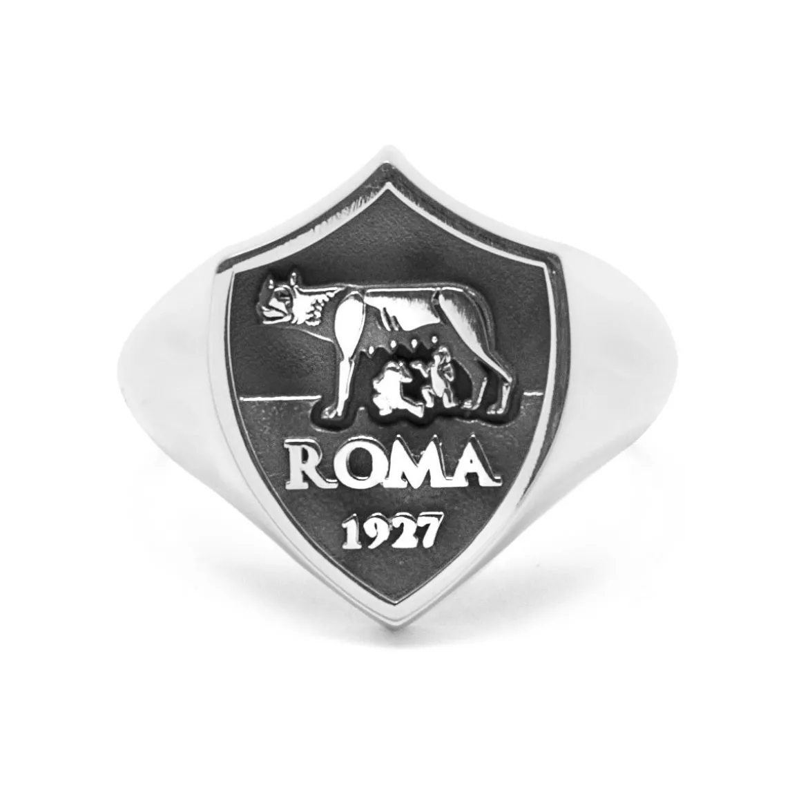 AS Roma Signet Ring X Nove25, Unisex, Sterling Silver Online