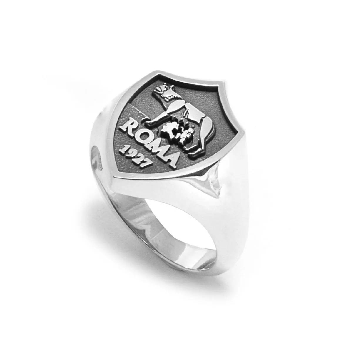 AS Roma Signet Ring X Nove25, Unisex, Sterling Silver Online