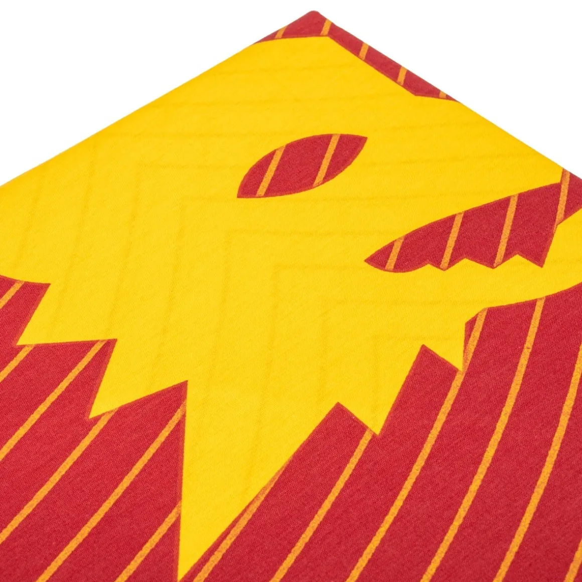 AS Roma Single bed bedding set, sheet set and pillowcase with Lupetto logo – yellow and red Hot