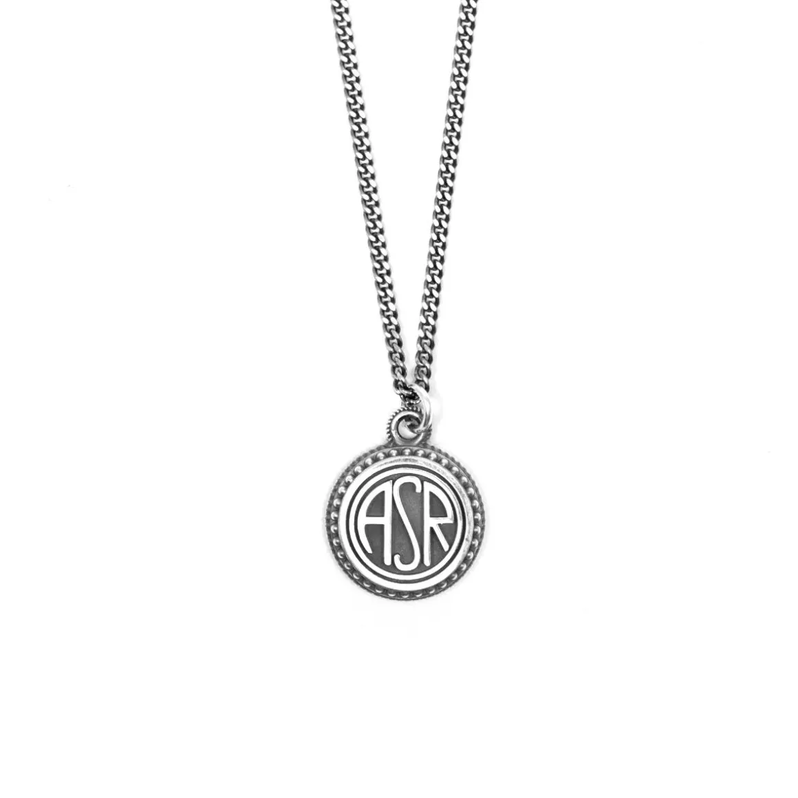 AS Roma Snake Chain Necklace X Nove25 ASR Pendant, Unisex, Sterling Silver Store