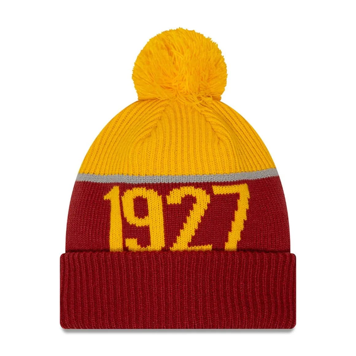 AS Roma Sport Knit Logo Crest Beanie, Adult, Red Clearance